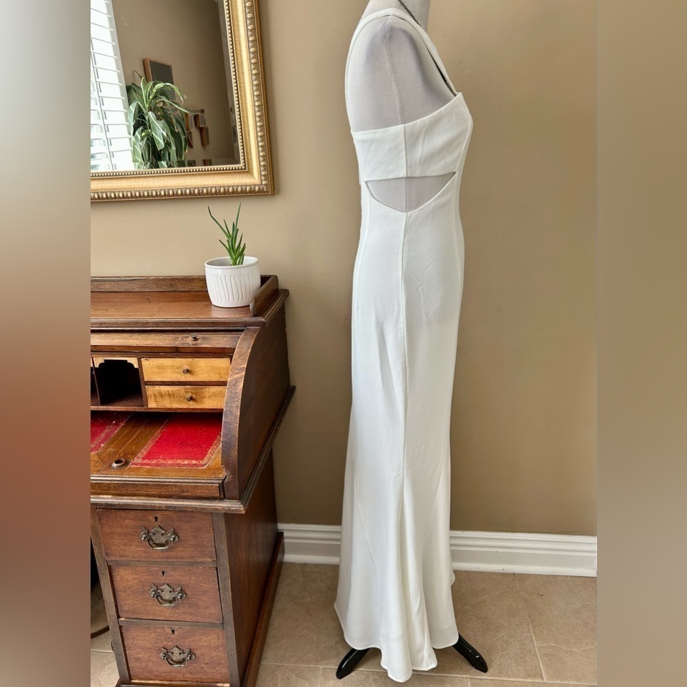 Revolve JARLO Daciana Maxi Dress Evening Gown White Cutout Gown Size S New NWT - Picture 6 of 13
